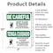 Signmission Safety Culture Sign, 7 in Width, Aluminum, Rectangle, Bilingual OS-2PACK-BC-A-710-L-10001 - alternate 3